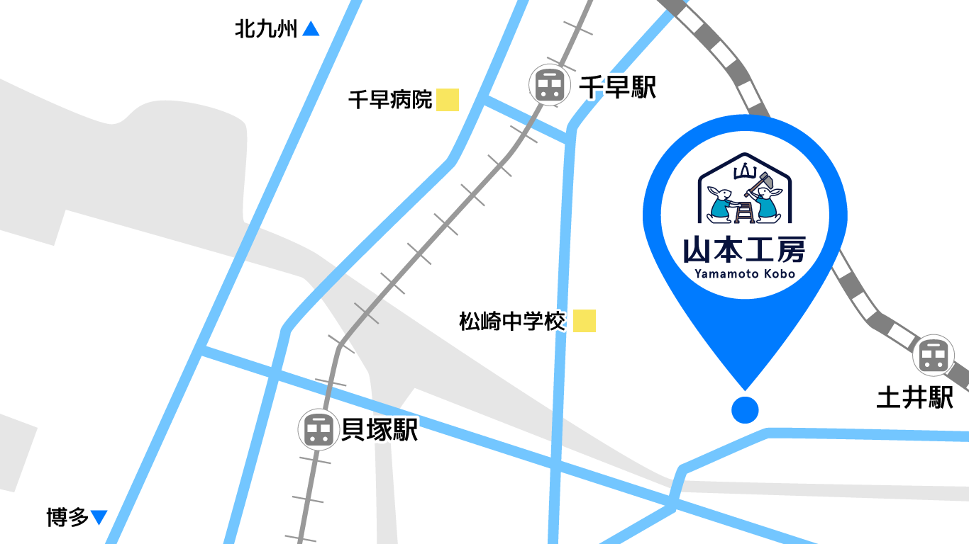 山本工房地図